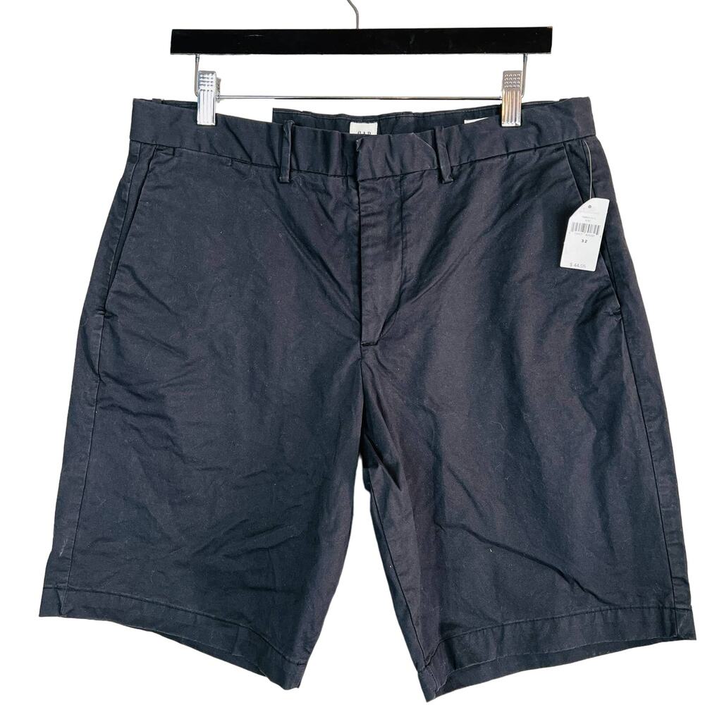 NEW! Gap 10" Inseam Shorts Above Knee Stretch Navy - 32